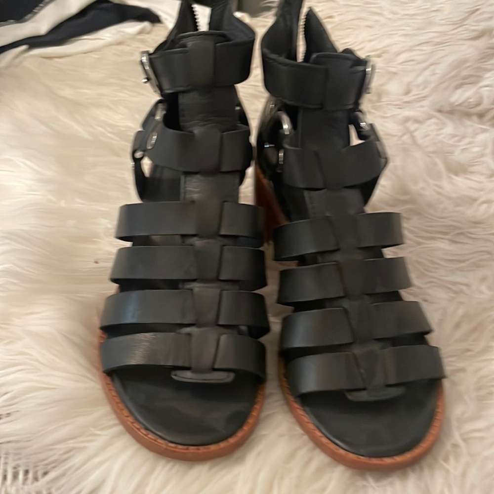 Frye gladiator sandals. Worn twice. Excellent condition